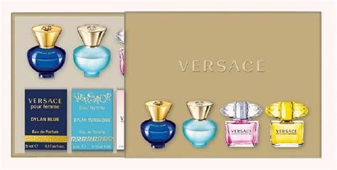 versace gifts & sets womens mini set x 4|versace gifts for men.